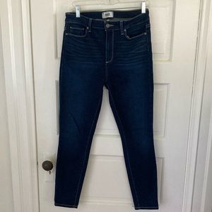 Women's Paige Hoxton Ankle Jeans size 30 dark denim color